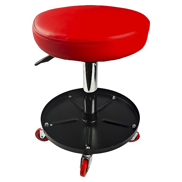 Banqueta Banquinho Giratório Mecânico Profissional Oficina Ate 150Kg