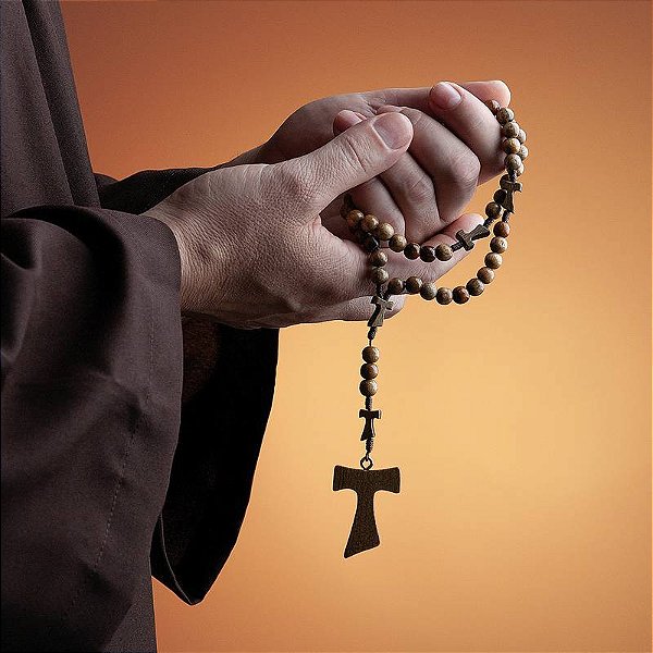 Terço Franciscano De Madeira