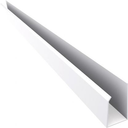 Acabamento Forro PVC Branco U 8Mm Barra 6mts Novaforma
