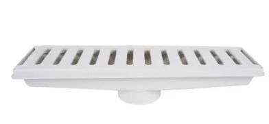Caixa Coletora Com Grelha Branco 15x50 Estrela