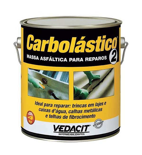 Carbolástico Massa Asfáltica N2 4Kg Vedacit
