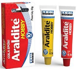 Cola Epóxi Araldite Hobby 23g 10 Minutos Tekbond