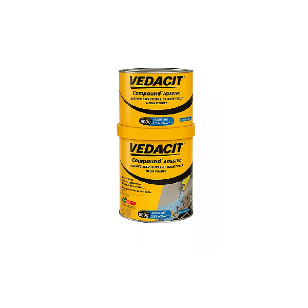 Compound Adesivo Lt 1Kg A+B Média Fluidez Vedacit