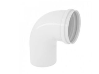 Curva Curta PVC Esgoto 40x90mm Tigre