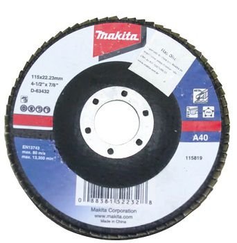 Disco Flap 115x22x23mm 40 D-63432 Makita