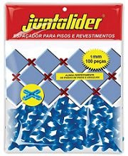 Espacador de Piso 1,00mm Pt 100 Peças Juntalider