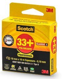 Fita Isolante 19mm x 10mts 33+ 3M