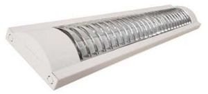 Luminária Aletada Led 2x18 6500K Branco Ourolux