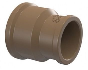 Luva de Redução PVC Marrom 60x50mm Tigre