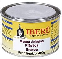 Massa Plástica Branca 400g Ibere