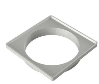 Porta Grelha 150mm Quadrado Prata - Tigre