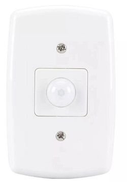 Sensor de Presença Parede Embutir Fotocélula Branco Margirius
