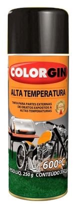 Spray Preto Alta Temperatura 5722 Colorgin