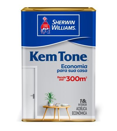 Tinta Acrílica Kem Tone Fosco Pérola 18L - Sherwin Williams