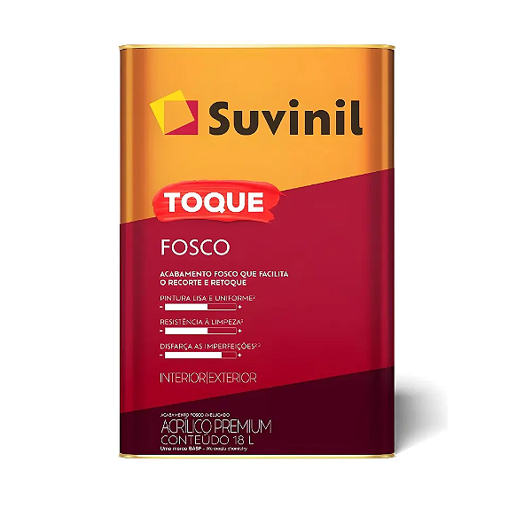 Tinta Acrílica Premium Fosco Branco 18L Suvinil