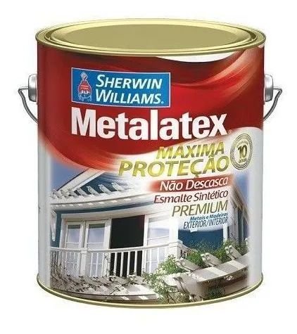 Tinta Metalatex Esmalte Acetinado Branco 0,900L - Sherwin Williams