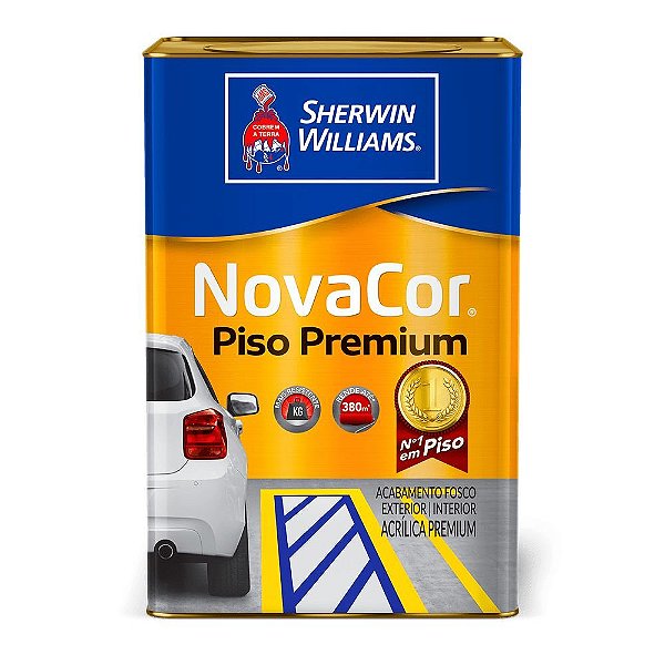 Tinta Novacor Piso Preto 18L - Sherwin Williams