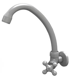 Torneira de Cozinha Par Bm 1006 Abs Cinza P. Belo Durin