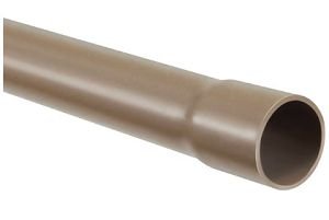 Tubo Pvc Marrom 60mm Krona