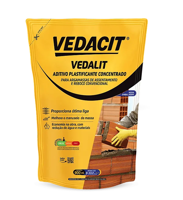 Vedacit Vedalit Aditivo Plasticante Sup 900 Ml Vedacit