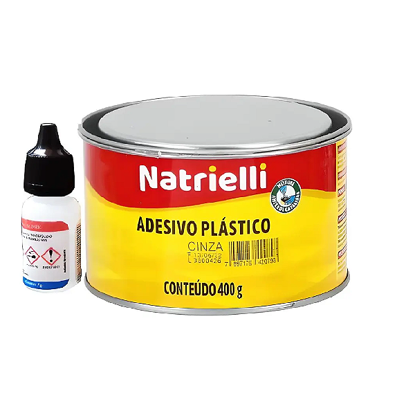 Massa Plástica Cinza 400g - Natrielli