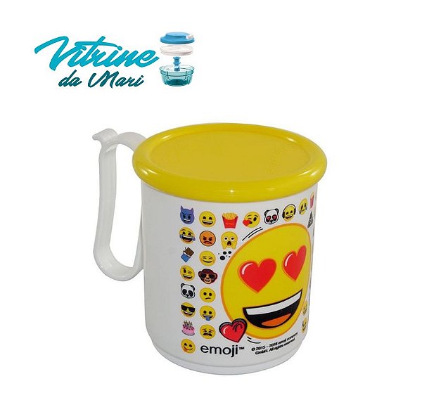 CANECA JUMBO EMOJI 550ml  - EMOJI HEART