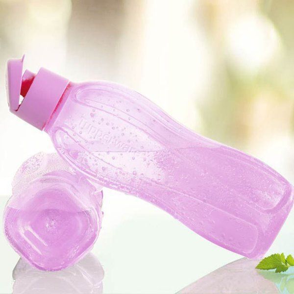 GARRAFA ECO TUPPER 1L -  ROSA CLARO