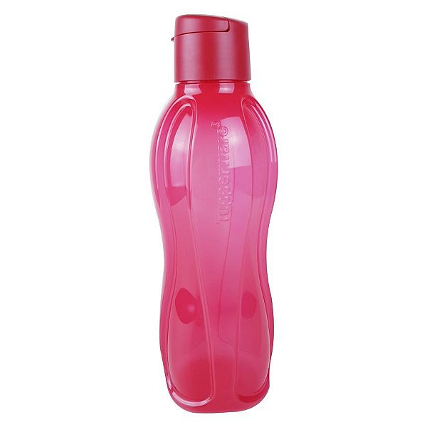 GARRAFA ECO TUPPER 1L -  VERMELHA/CHERRY