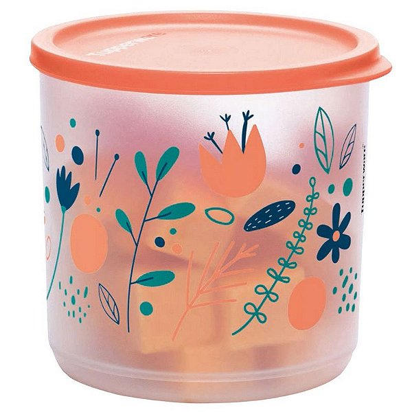 CONJUNTO REFRI LINE FLORAL FRESH 2 PEÇAS - ( 1,1L e 530ml )