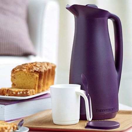 GARRAFA TÉRMICA TUPPERWARE 1L -  ROXA