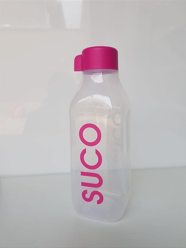GARRAFA ECO TUPPER 1L QUADRADA - SUCO