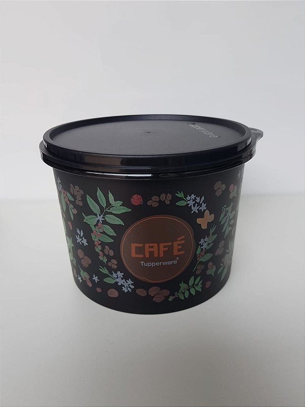 TUPPER CAIXA CAFÉ LINHA FLORAL - 700grs