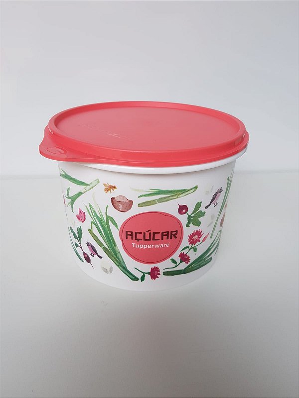 TUPPER CAIXA DE AÇÚCAR LINHA FLORAL - 1,4 kg
