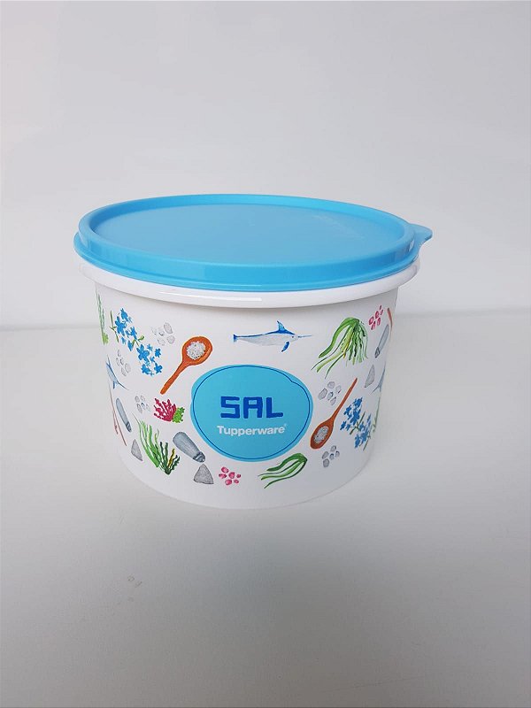 TUPPER CAIXA SAL LINHA FLORAL - 1,3 kg