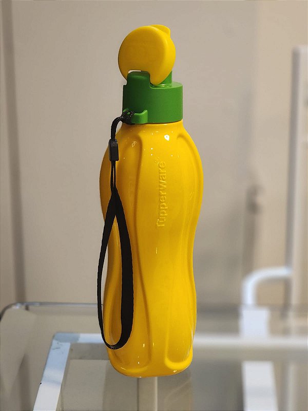GARRAFA ECO TUPPER 500ml - AMARELA BRASIL