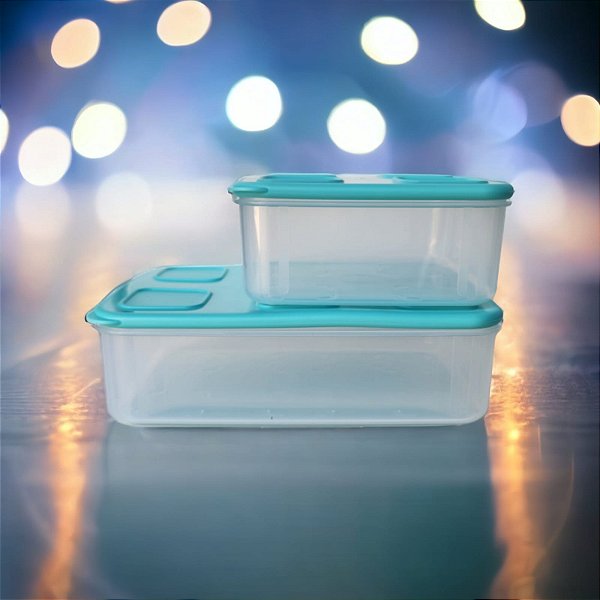 CONJUNTO TUPPER FRESH  2 PEÇAS ( 1,6L e 1L)