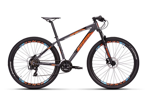 Bicicleta Aro 29 Sense One 2023 Cinza Grafite e Laranja Tamanho (S/15)