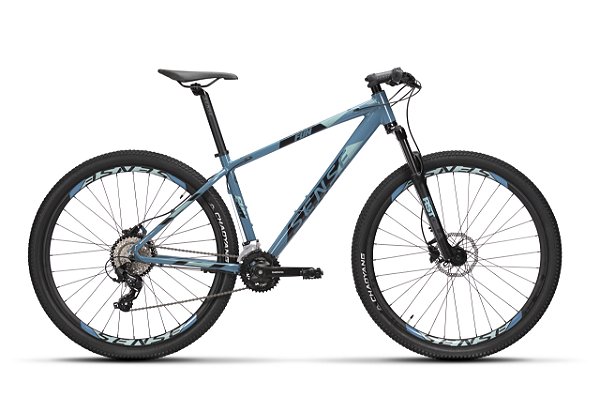 Bicicleta Aro 29 Sense Fun Comp 2023 Aqua e Preto Tamanho (L/19)