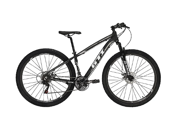 Bicicleta Aro 29 GTI Roma Preto e Branco (M/17)