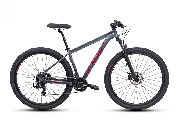 Bicicleta Aro 29 TSW Hunch 24 Cinza e Vermelho Tamanho (S/15)