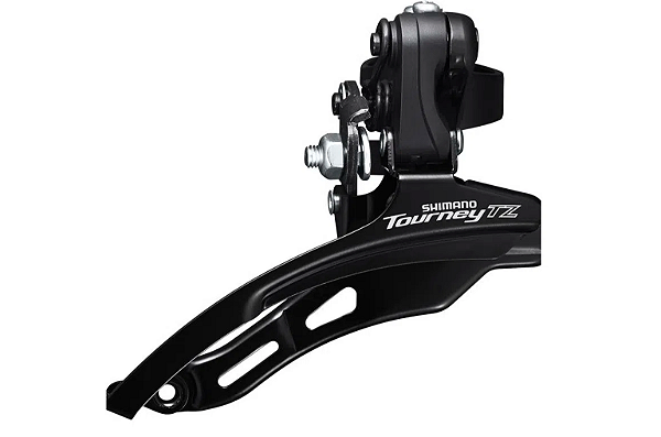 Câmbio Dianteiro Shimano TZ500 31.8mm Puxada Por Cima