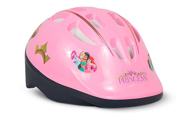 Capacete Princesas Rosa Claro