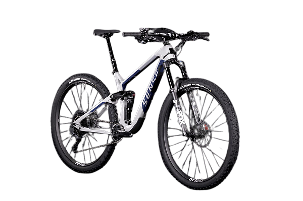 Bicicleta Aro 29 Carbon Exalt Trail Evo Cinza e Azul Tamanho (L/19)
