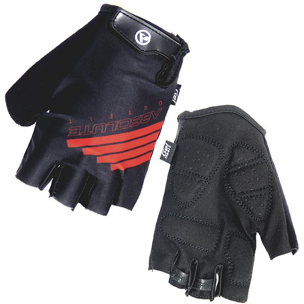 Luva Absolute Outfit Wild Preto e Vermelho Tamanho (GG)