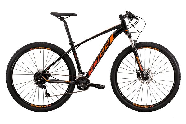 BICICLETA OGGI 29 BIG WHEEL 7.0 ALV 18V PRETO/LARARANJA (M/17)