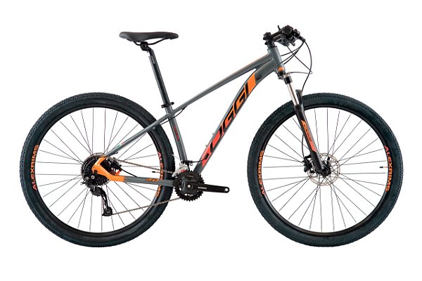 BICICLETA OGGI 29 BIG WHEEL 7.0 ALV 18V GRAFITE/LARANJA/PRETO (L/19)