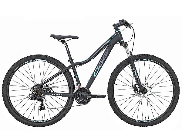 Bicicleta Aro 29 Oggi Float Sport Preto, Tiffany e Pink Tamanho (S/15)