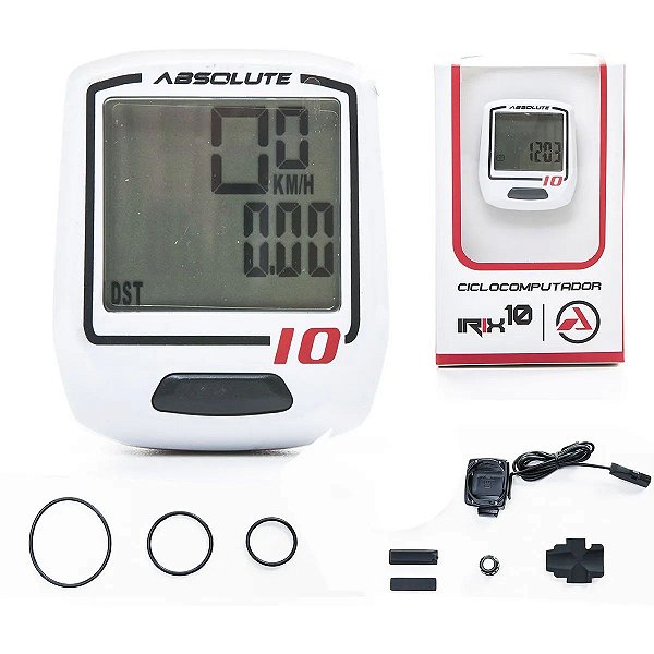 CICLOCOMPUTADOR ABSOLUTE IRIX 10W, BCO,
