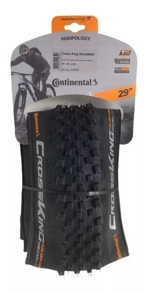 PNEU CONTINENTAL CROSS KING 29 X 2.2 PERFORMANCE - PRETO/DOBRAVEL