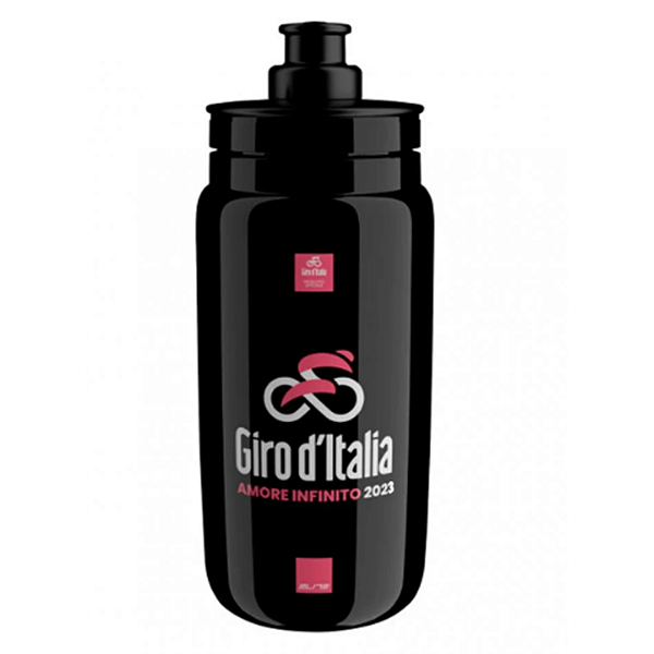 GARRAFA PLASTICO FLY 550ML GIRO D ITALIA BLACK MAP 2024